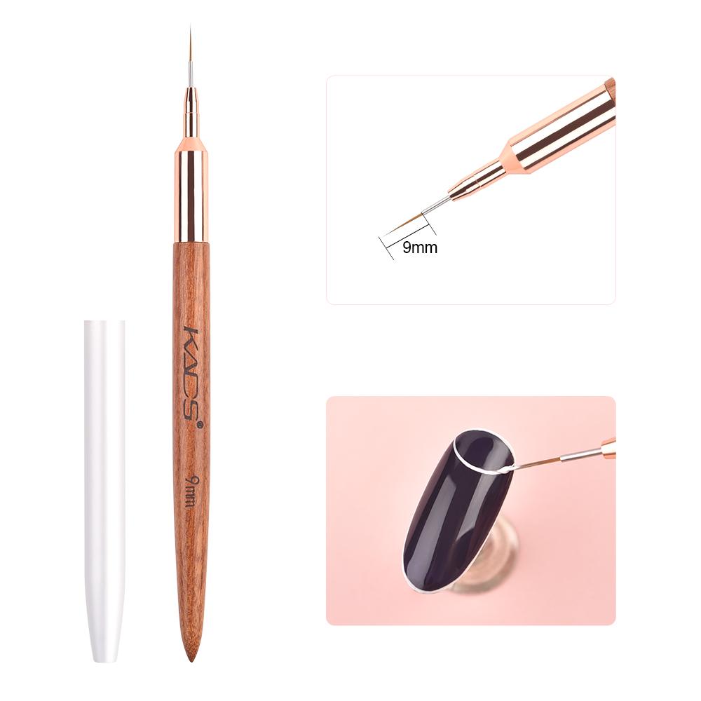 6/9/12/15/18MM Nail Liner Brush Nail Art Pen Brush Drawing Lines Stripe Painting Flower Pen Nail Art Brush DIY Manicure Tools