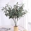 4-pronged Olive Branches, Fruit-free/fruit-bearing Artificial Flowers, Artificial Plants, Artificial Flowers for Home Decoration