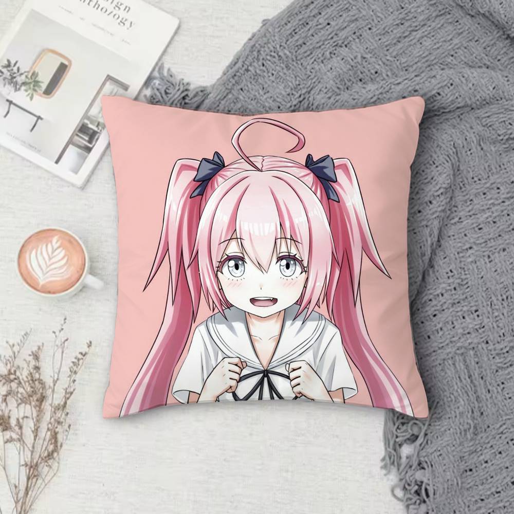 T-Tensura Double-Sided Printed Square Pillow Cover Decorative Cushion Cover For Sofa Bedroom Bedside