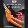 Delixi Telescopic High-Altitude Pruning Shears – Stainless Steel, Ideal for Fruit Tree Branches