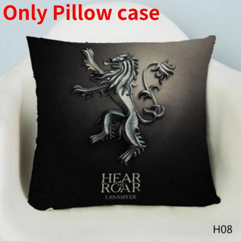 Of Game Thrones Cotton Linen Blend Pillow Case Decoration Household Gift Goods