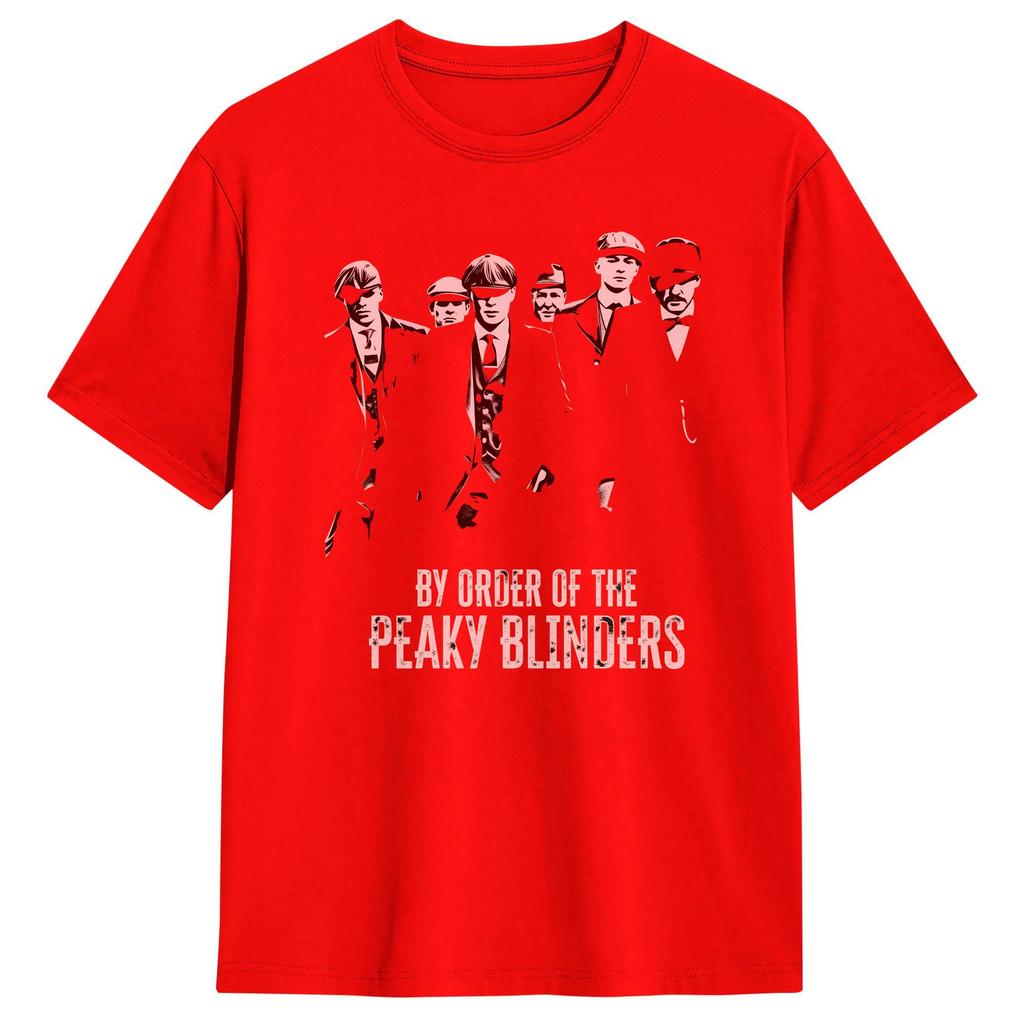 Funny By Order Of The Peaky Blinders TShirt for Men O Neck Cotton T Shirts Short Sleeve Tee Shirt Plus Size Tops