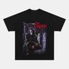 La Corvo Eric Draven T-Shirt Grafica Vintage del Film Uomo Donna Casual Cotone Streetwear Top per Fan