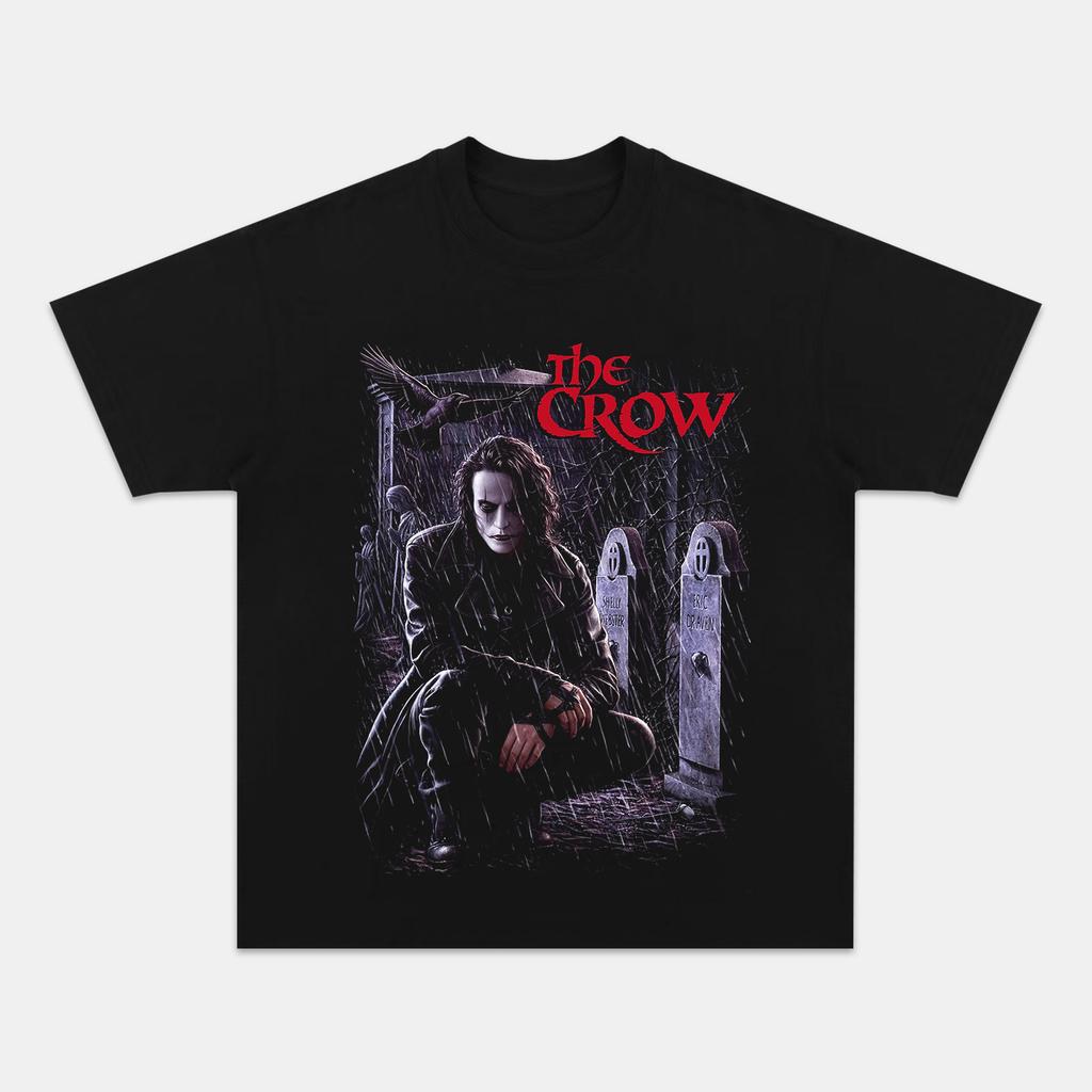 La Corvo Eric Draven T-Shirt Grafica Vintage del Film Uomo Donna Casual Cotone Streetwear Top per Fan