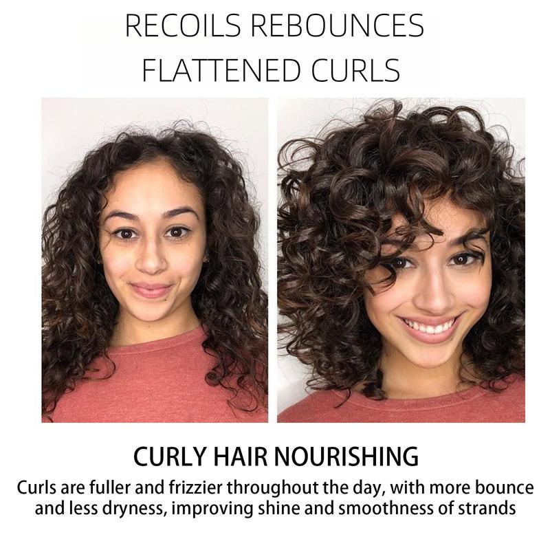 Locken Definierende Creme Anti-Frizz Volumisierend Natürliches Flauschiges Haar Styling Creme Lockenpflege weniger