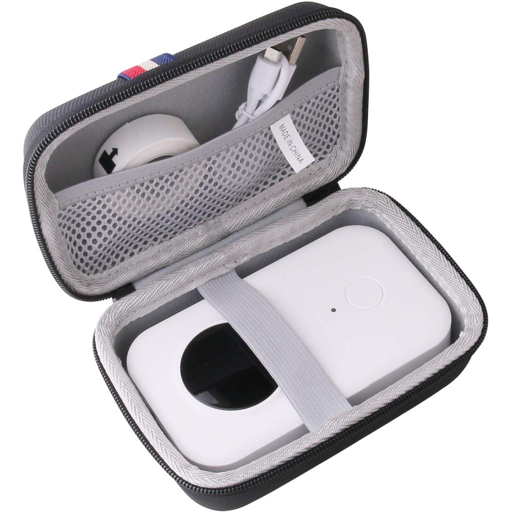 Protective Storage Case for Phomemo D30Jadens D110 Portable Label Printer - Waiyu JP (Black)