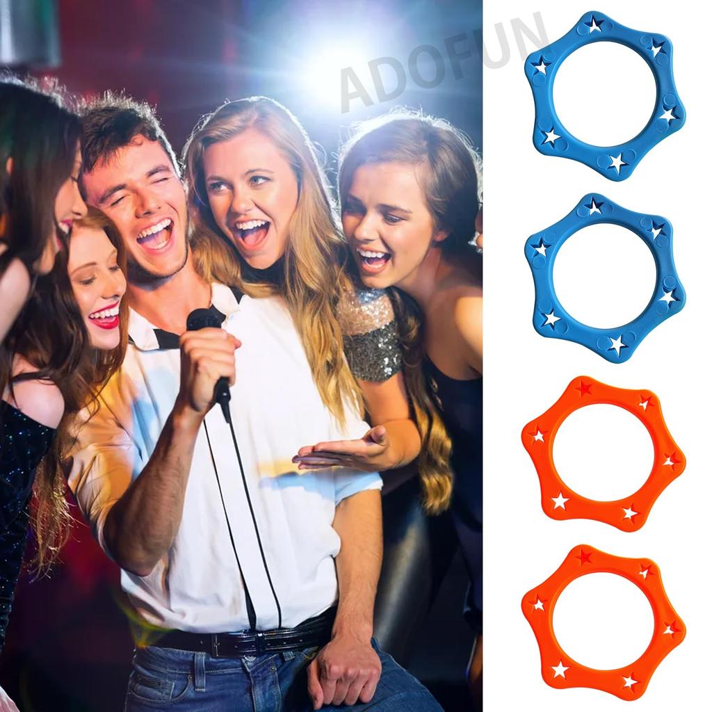 ADOFUN Microphone Slip Microphone Protector Microphone Protection Ring Microphone Accessories Microphone Ring Decorative Microphone Accessories