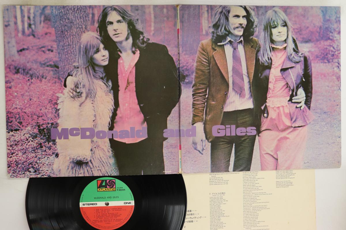 

LP Record MCDONALD & GILES - Mcdonald And Giles P8034A ATLANTIC 1974 Japan Rock Used