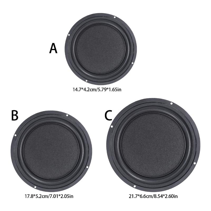 Advanced Passive Radiator with Improved Power Handling in Speaker Systems Easy to Use for Enhances Bass Depth & Volumes