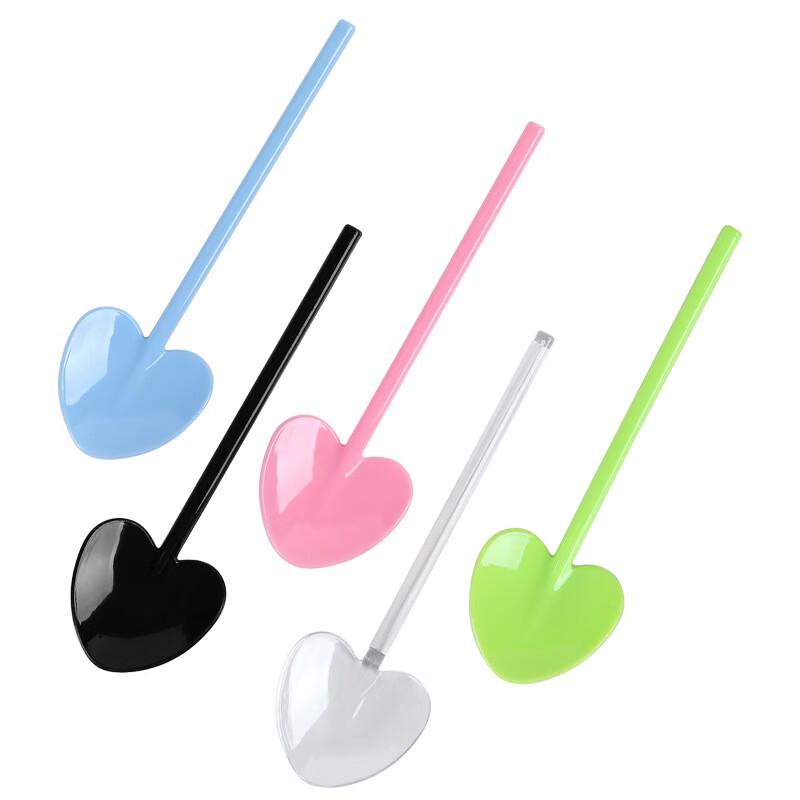Disposable Heart-shaped Ice Cream Spoons