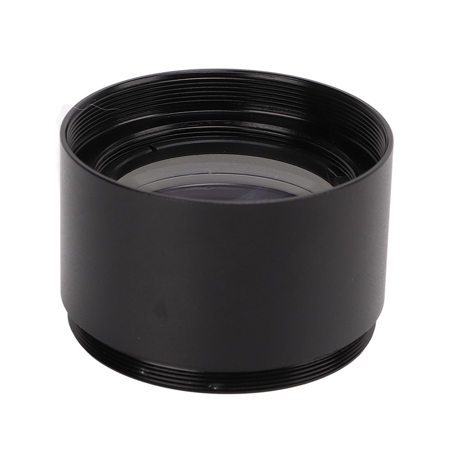 

Microscope Lens Optical Glass Clear Imaging Small Practical Simple Operation Metal Mirror Body Objective Lens0.5X