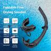 Diving Snorkel Waterproof Portable Foldable Multi-color Silicone Freediving Snorkel For Swimming Diving