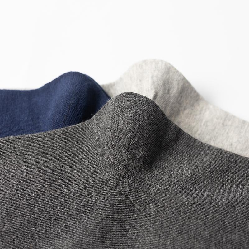 Lot de 10 paires de chaussettes pour homme en coton peigné, noires, décontractées, respirantes, de haute qualité, grandes tailles (38-48)