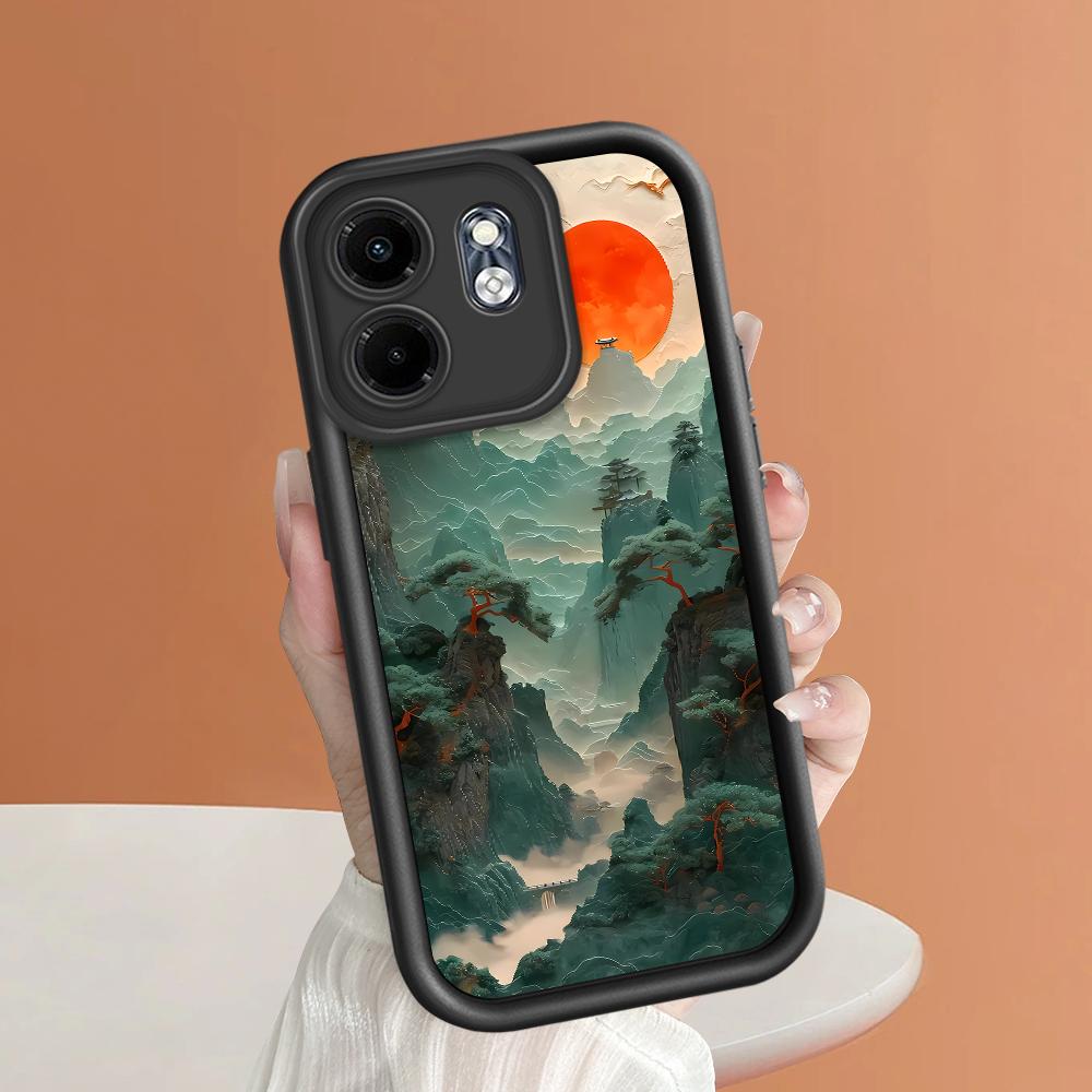 Soft Silicone Phone Casing Full Cover Camera Shockproof Protection Case for Huawei Honor Infinix Tecno iPhone Motorola Google