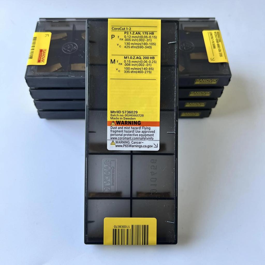 Original Sandvik / N123G2-0300-0002-CM 2135 CNC lathe carbide blade 10 PCS
