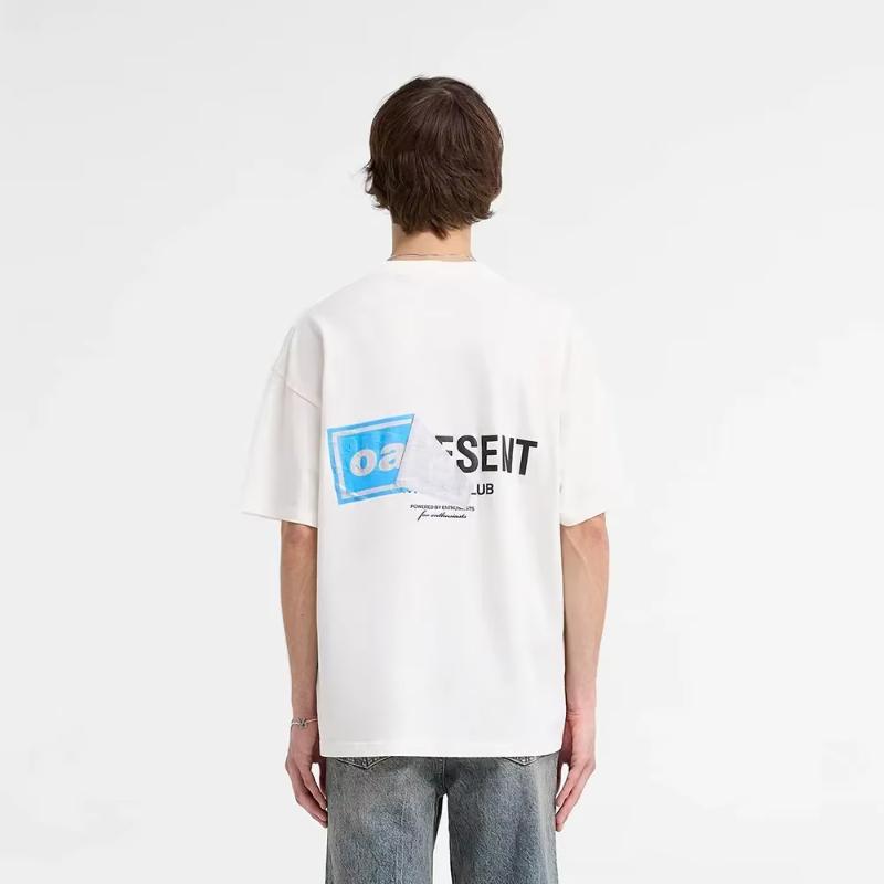 

Лімітована серія праних вінтажних коротких рукавів, спільний рок-гурт Oasis, англійський літерний принт, повсякденний літній топ M