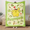 1pc Pompompurin Cartoon Blanket, Cute Animal Design for Room Decor, Soft Throw Blanket Perfect as Birthday Gift, Living Room, Travel, Camping, Car Bla
