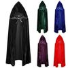 5 cores Carnaval Aldult Decoração de Halloween Vestes de Bruxa Capa com Capuz Capa Casaco de Festa