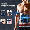Digital display Charging Abdominal Sticking Shaping Muscle Trainer Instrument Running Sports Equipmentblue