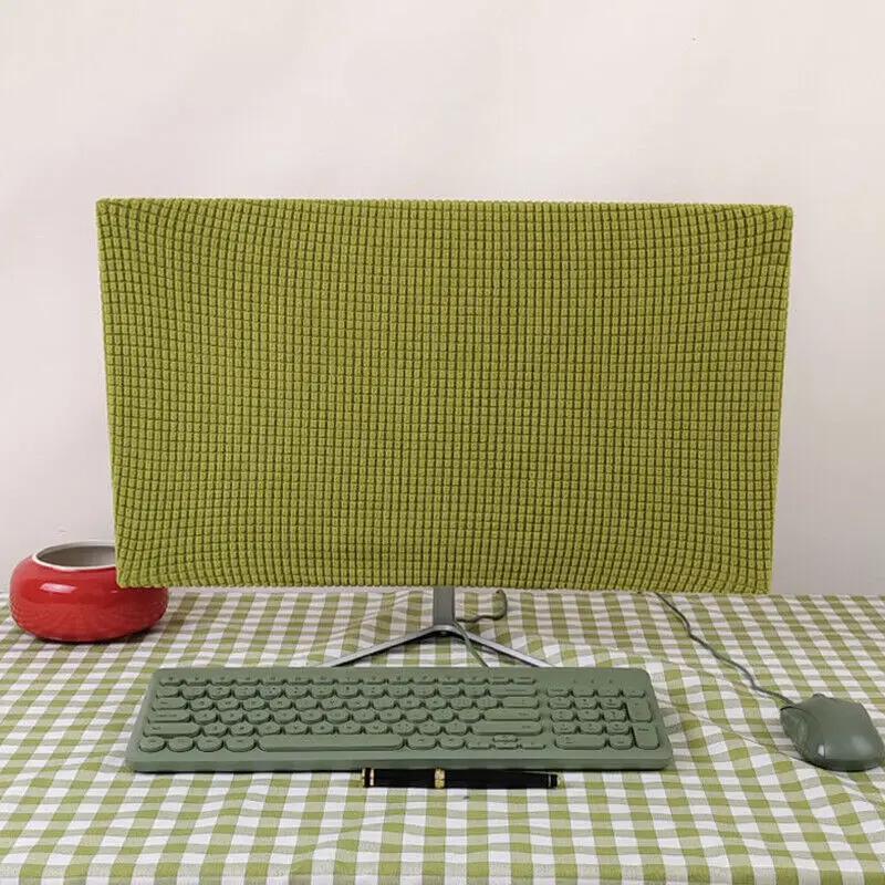 19-100Inch Computer Monitor Dust Cover Sleeve Case Desktop Screen Waterproof Protector Case Washable Accessories Computer Covers