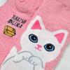 5 Paar Cartoon-Katzen-Socken für Mädchen, geeignet für den täglichen Gebrauch im Herbst und Winter