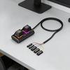 PC Power Button with 6.56FT Cable LED Light Desktop Computer Power Switch Manual Operation for Computer Motherboard