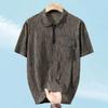 Nadměrná velikost 4XL-10XL Oversized Polo Tričko Letní Šortky Sety Vintage Oblečení Pánské 2dílná Sada