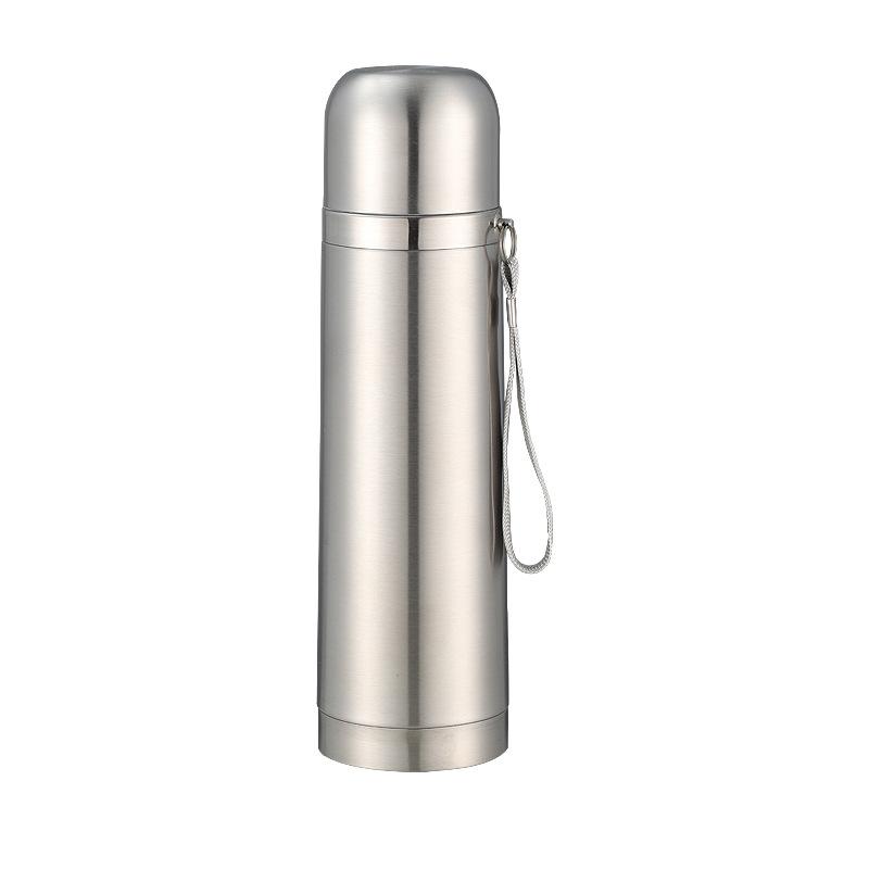 350/500/750/1000ml 304 Stainless Steel Bullet Insulated Cup Double Layer Vacuum Sports Water Bottle Outdoor Portable Kettle