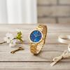Casio Quartz Movement Stainless Steel Strap Watch Women's Watch Blue Dial SHE-4543G-2A