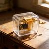 1PC Creative Gift Valentine'S Day Graduation Gift Gold-Plated Hand-Cranked Music Box Music Bell Music Box Movement