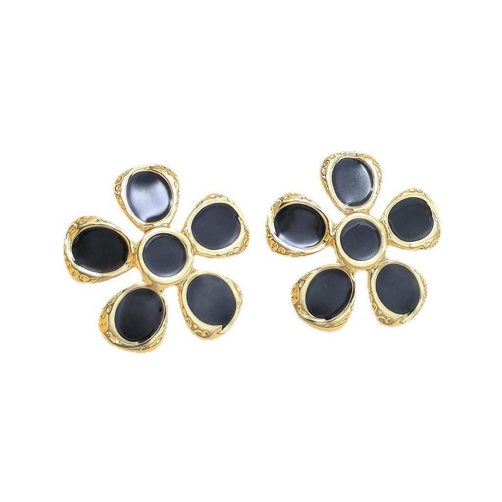 Colorful Temperament Earrings: European & American Style Studs