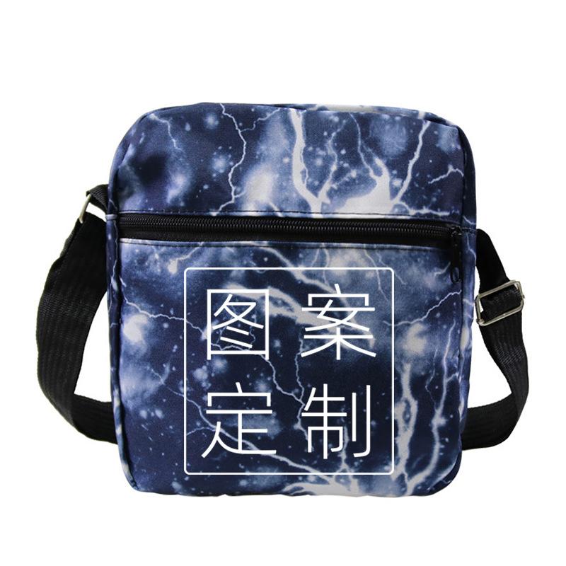 Student Shoulder Bag Production Multi-Color Optional Personalized Printing Messenger Bag