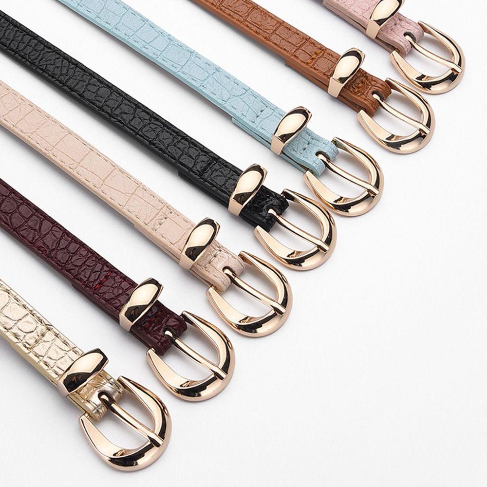 PU Leather Waistband Pin Buckle Waist Strap High Quality Waist Belt  Jeans Dress Accessories