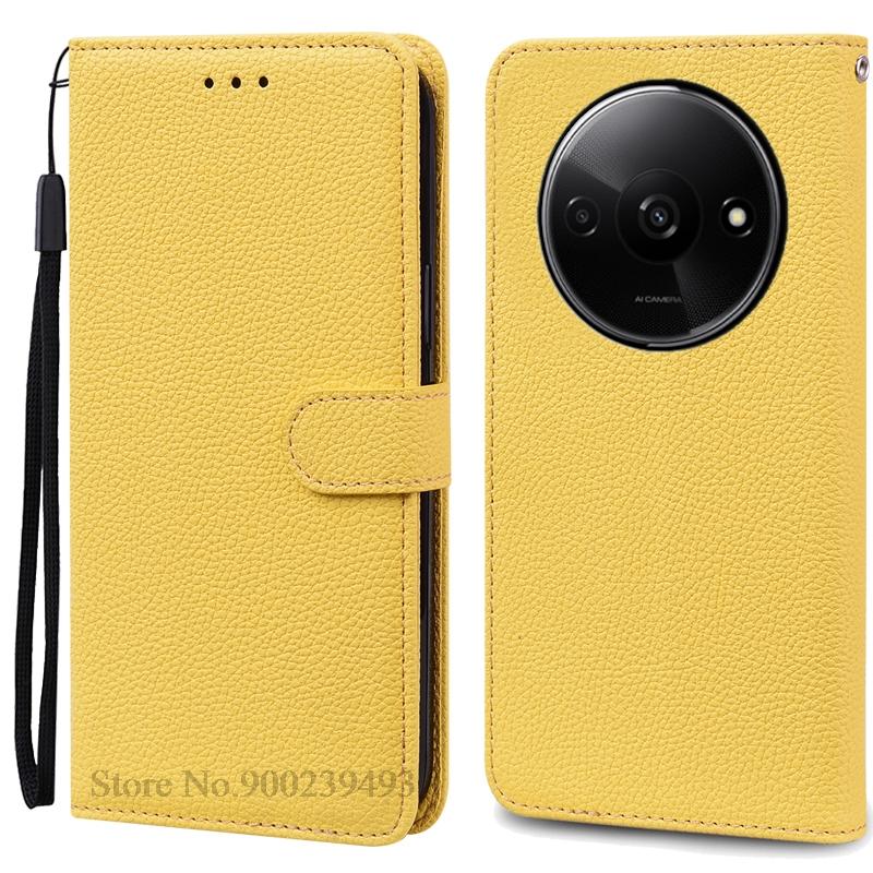 Für Redmi A3X Fall Leder Flip Brieftasche Abdeckung Für Xiaomi Redmi A3X Fall Buch Brieftasche Abdeckung Für Redmi A 3X A3X Fall Coque Fundas