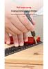 Foldable Multifunction Right Angle Woodworking Ruler with Corner Support and Hole Marking.