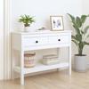 Day and Night - Day and Night Solid White Pine Wood Console Table 100x35x75 Cm