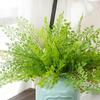 Plastic Artificial Maidenhair Fern Plants Handmade Fake Plant  Home Garden Decor
