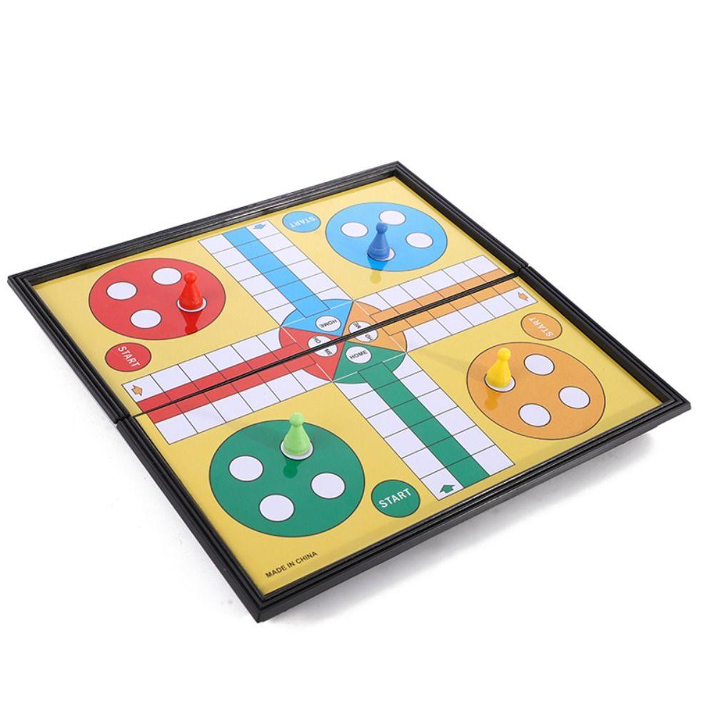 Magnetic Flying Chess Concentration Training Ludo Board Game Funny   Parent-Child Toys
