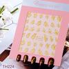 New Year Nail Art Stickers Bronzing Year of the Dragon Chinese Style Mahjong Cartoon Nail Stickers Decoration