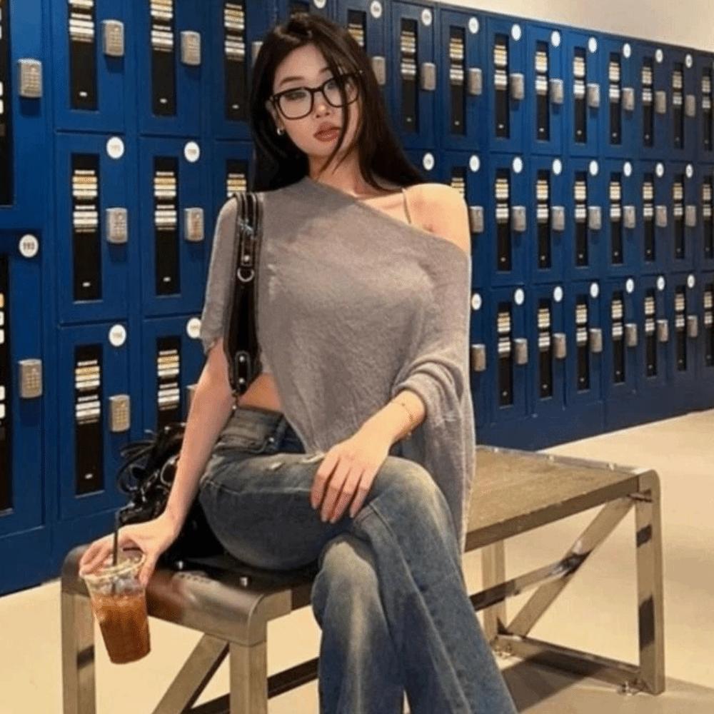 Wrap Women Cloak Mesh Sun Protection Tops Simple Knitted Off Shoulder Shawl Female/Women