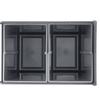 Double 20Lx2 Pullout Waste Container Under Cabinet Kitchen Bin Trash Can