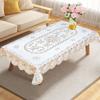 European New Oval Tablecloth Thickened PVC Gold Foil Waterproof Oil-Proof Wash-Free Non-Slip Home Dining Decoration Table Cloth