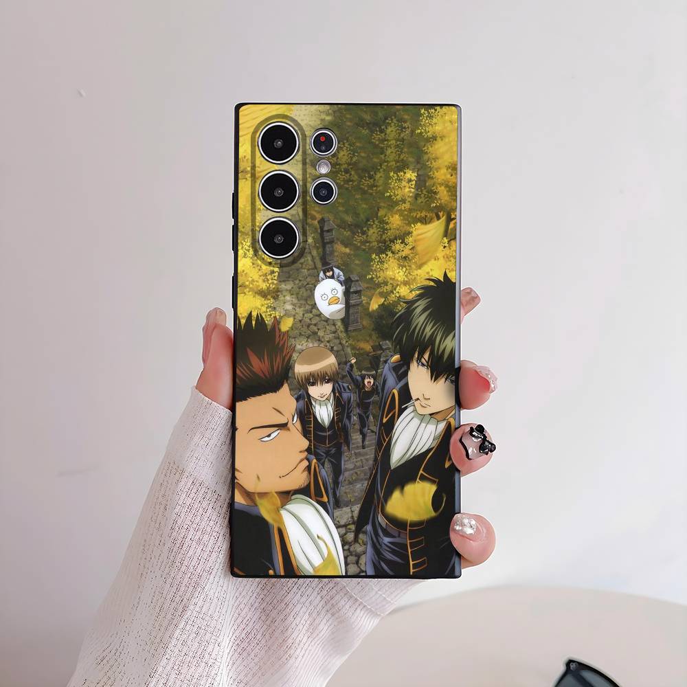 Anime gintoki gintama Phone Case for Samsung S series s21 s22 s23 s24 s25 FE Plus Ultra TPU Soft to Skin-friendly case