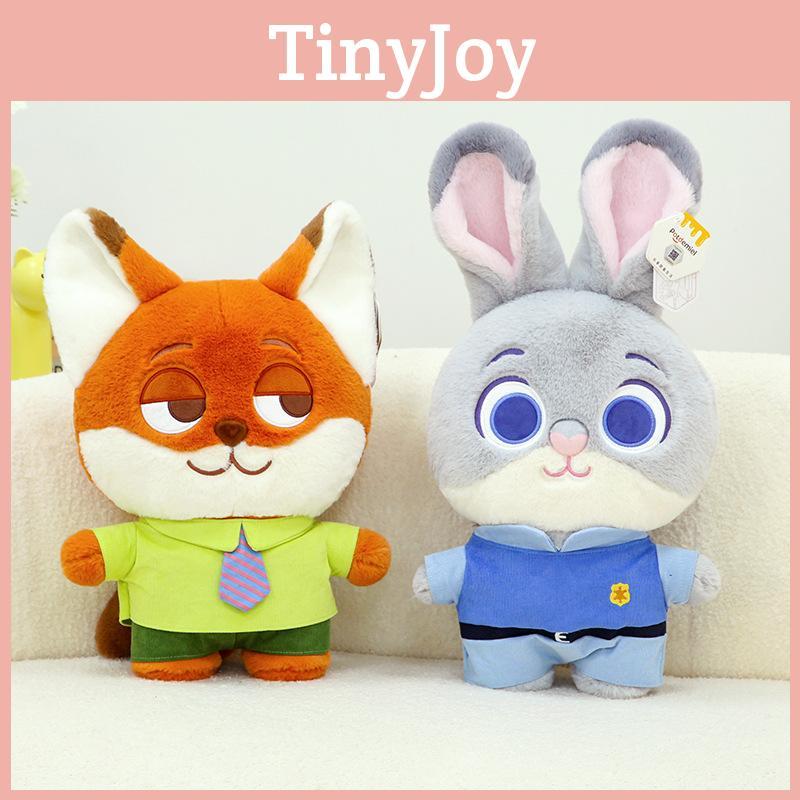 Zootopia Hopps Judy  Nick Wilde Plush Stuffed Animal Toy Fox  Bunny Doll