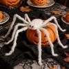 Halloween Party Spider Decoration Large Decoration, Soft Hairy Scary Prop, Furry Prop Spiders for Outdoor Indoor, Yard, Home, Haunted House