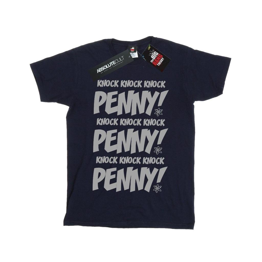 The Big Bang Theory Girls Sheldon Knock Knock Penny Cotton T-Shirt