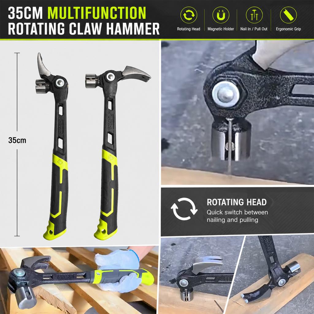 Adjustable Angle Hammer, Multi-Functional High Hammer for Home and DIY Projects