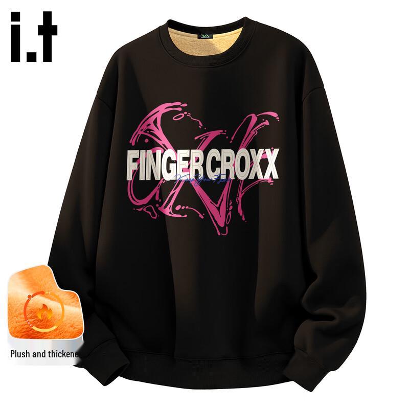 Fingercroxx Men's Lambswool Warm Pullover Hoodie