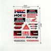 Fashion Laser For Honda Reflective Motorcycle Stickers Waterproof Vinyl Decals For Motorbike Helmet Fuel Tank Bike PH2