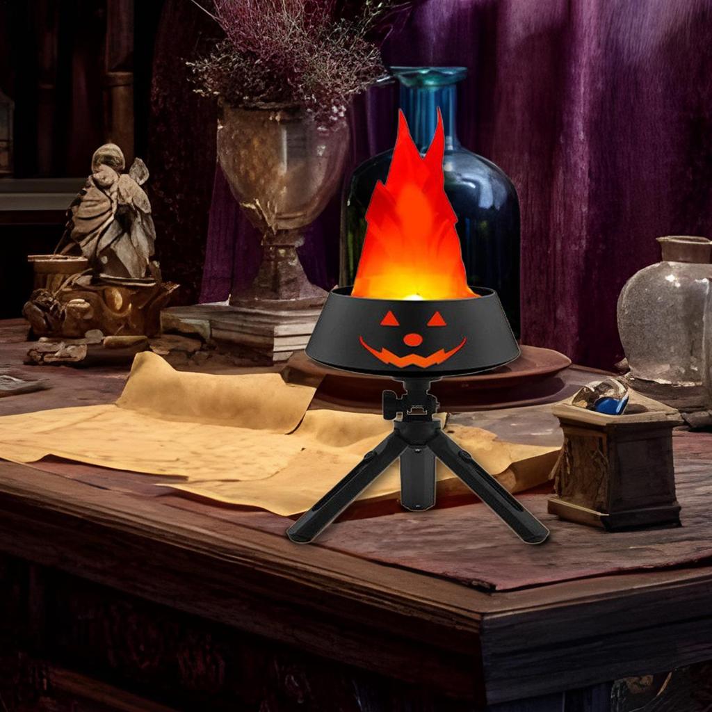 3D Fake Flame Lamp Festival LED Light Long-Lasting Desktop Ornaments for Home Yard Garden Bar Night Clubs Parties